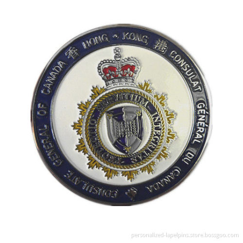 Customed Police Design Zinc Alloy Metal Pin Badges With Filling Colors And Nickel Finish